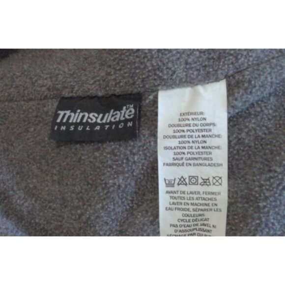 LL Bean Jacket Mens L Tall Burgundy Fleece Lined Warm Up Casual Outdoor Gorpcore - Picture 6 of 8